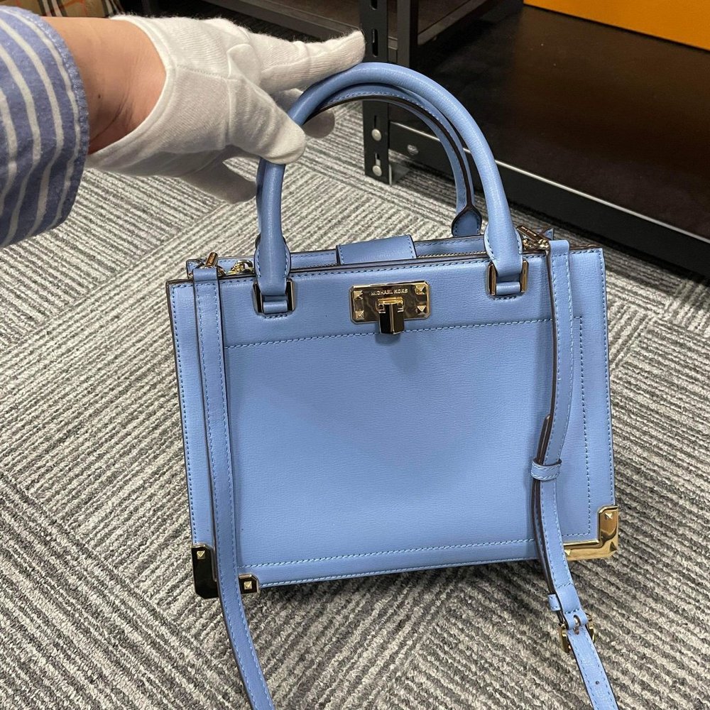 Michael Kors Kinsley Accordion Satchel - Picture 1 of 7